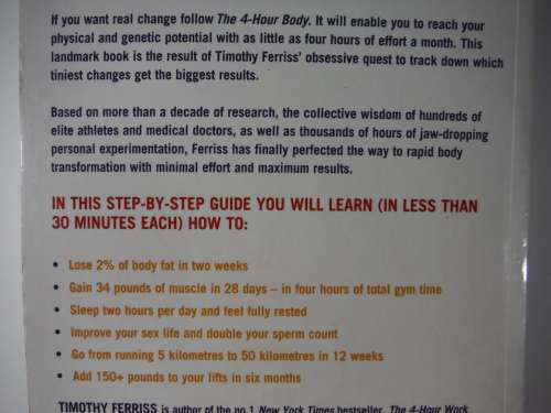 The 4-Hour Body - Timothy Ferriss