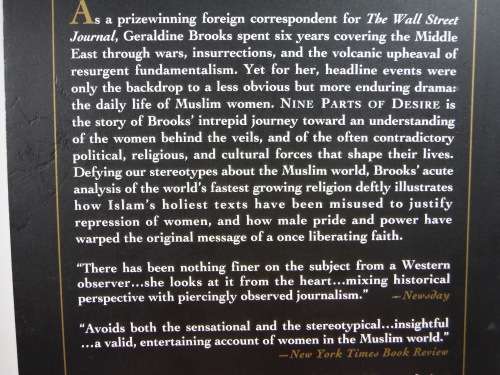 Nine Parts of Desire : The Hidden World of Islamic Women - Paperback - Geraldine Brooks