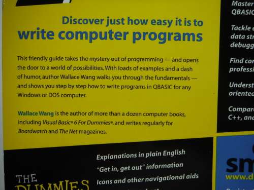 Beginning Programming for Dummies - Wallace Wang