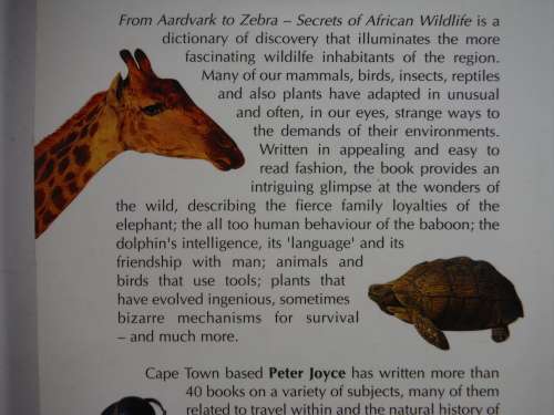 From Aardvark to Zebra : Secrets of African Wildlife - Peter Joyce