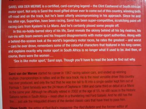 SuperVan and I - Sarel van der Merwe