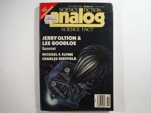 Analog Science Fiction/Science Fact Magazine - October 1988
