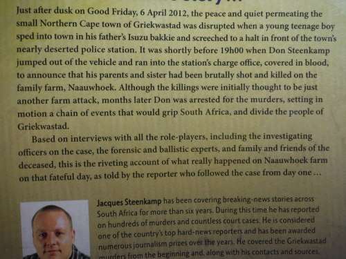 The Griekwastad Murders - Jacques Steenkamp