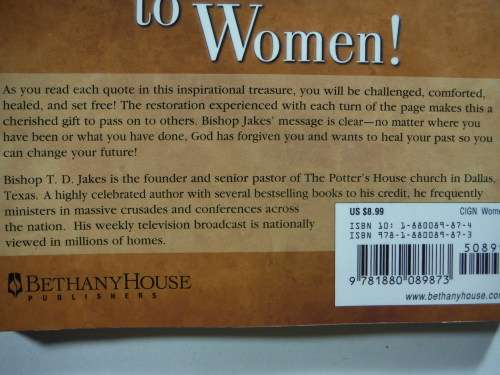 T.D. Jakes Speaks to Men + T.D. Jakes Speaks to Women