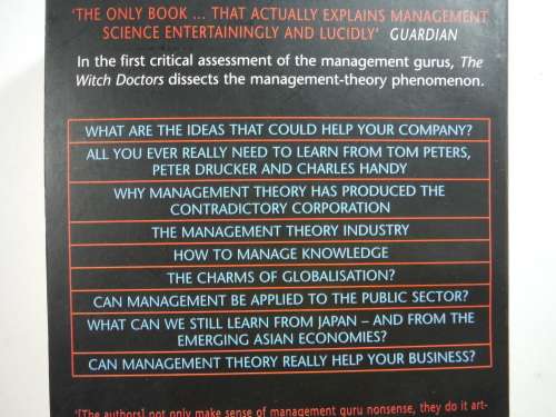 The Witch Doctors - Paperback - John Micklethwait