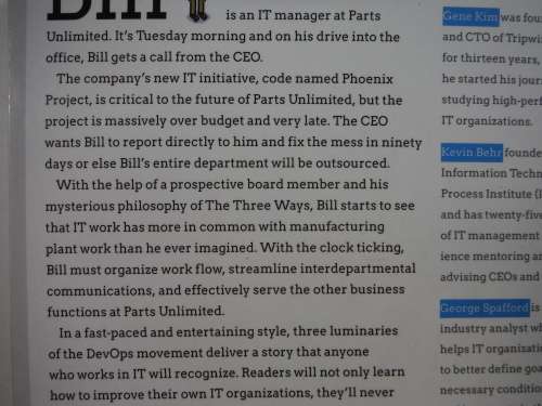 The Phoenix Project : A Novel about IT, DevOps, and Helping Your Business Win