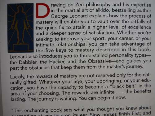 Mastery : The Keys to Success and Long-Term Fulfillment