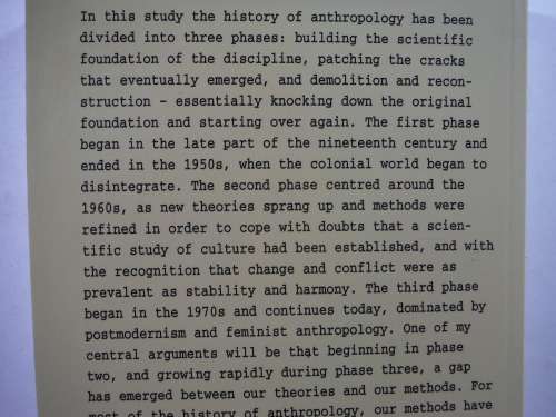 Anthropology : A Student`s Guide to Theory and Method - Stanley R. Barrett