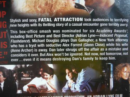 Fatal Attraction - Special Collector`s Edition - DVD