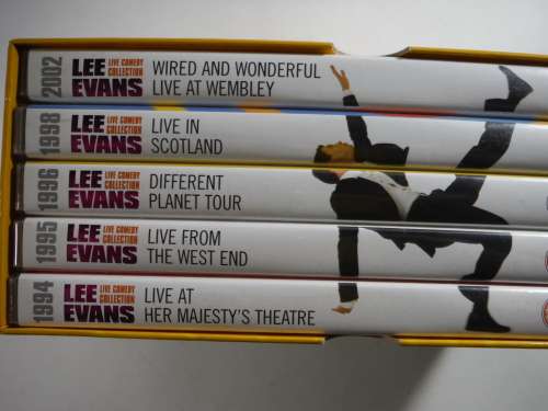 Lee Evans - 5 DVD Box Set - 1994 to 2002 - Live Comedy Collection