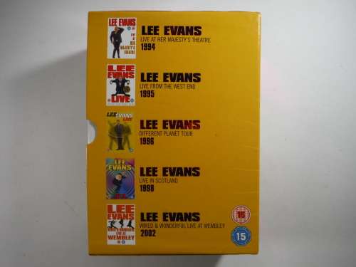 Lee Evans - 5 DVD Box Set - 1994 to 2002 - Live Comedy Collection