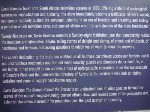 Carte Blanche : The Stories Behind the Stories - Jessica Pitchford