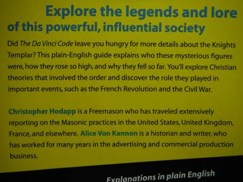 The Templar Code for Dummies - Christopher Hodapp