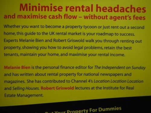 Renting Out Your Property for Dummies - Softcover - Melanie Bien