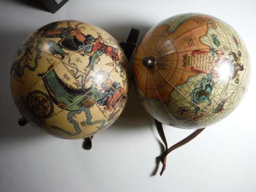 The Earth and Heavens Decor Mini Globes in Presentation Box