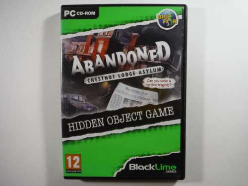 Abandoned : Chestnut Lodge Asylum - Hidden Object Game - PC CD-ROM
