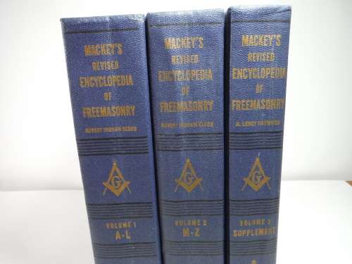 Mackey`s Revised Encyclopedia of Freemasonry - Complete 3 Volume Set - 1966