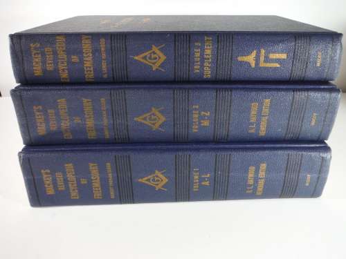 Mackey`s Revised Encyclopedia of Freemasonry - Complete 3 Volume Set - 1966
