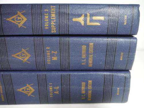 Mackey`s Revised Encyclopedia of Freemasonry - Complete 3 Volume Set - 1966