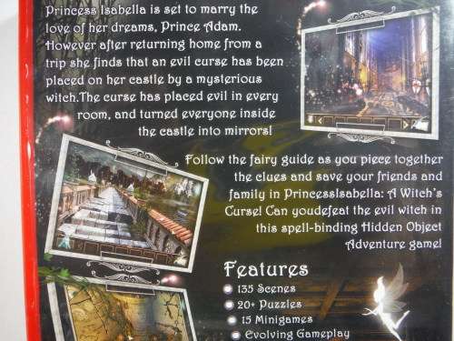 Princess Isabella : Witch`s Curse - Hidden Object Game - PC CD-ROM