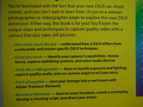 Digital SLR Video and Filmmaking for Dummies - John Carucci