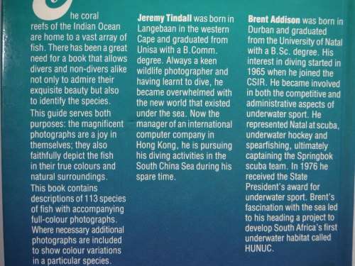 Underwater Guide to Coral Fishes of the Indian Ocean - Brent Addison