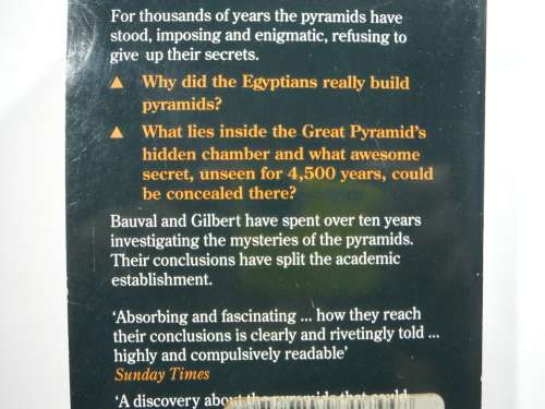 The Orion Mystery : Unlocking the Secrets of the Pyramids - Robert Bauval