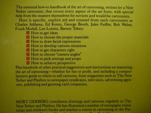 The Arbor House Book of Cartooning - Mort Gerberg