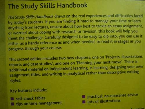 The Study Skills Handbook : Second Edition - Stella Cottrell