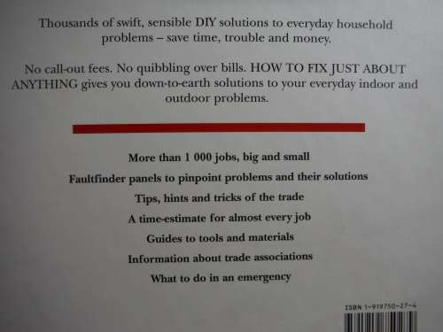 How to Fix Just About Anything - Reader`s Digest