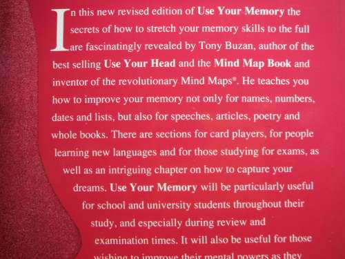 Use Your Memory - Updated Edition - Paperback - Tony Buzan