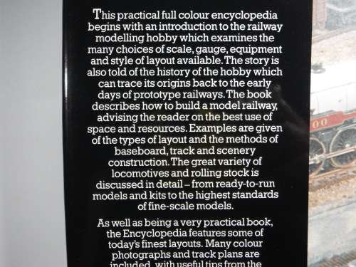 The Encyclopedia of Model Railways - Hardcover - Published in 1983