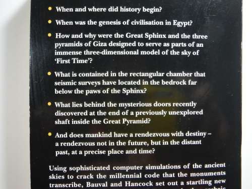 Keeper of Genesis : A Quest for the Hidden Legacy of Mankind - Robert Bauval