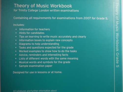 Theory of Music Workbook for Trinity College London Written Exams - Grade 5