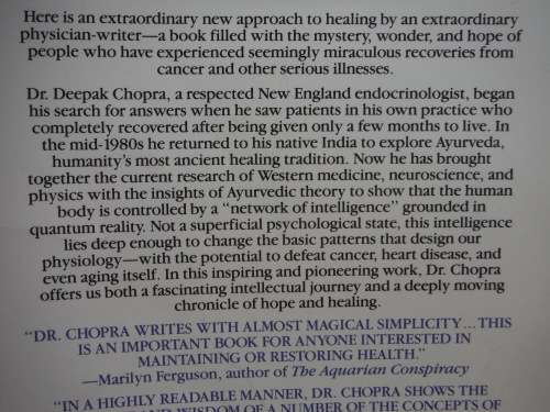 Quantum Healing - Paperback - Deepak Chopra, M.D.