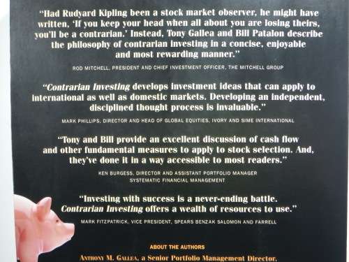 Contrarian Investing - Paperback - Anthony M. Gallea