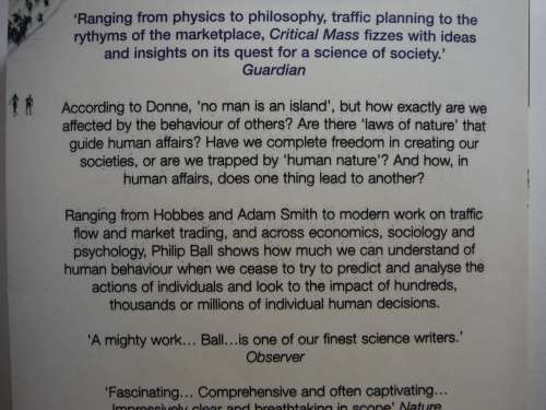 Critical Mass : How One Thing Leads to Another - Philip Ball