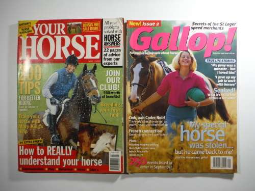 A Mixed Lot of 8 Horse Magazines