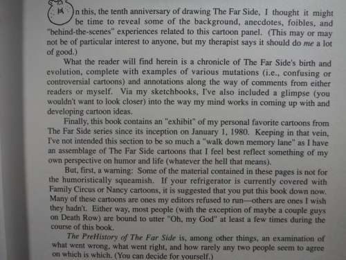 The PreHistory of The Far Side : A 10th Anniversary Exhibit - Gary Larson