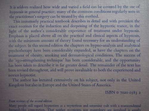 Medical and Dental Hypnosis and its Clinical Applications - John Hartland - Second Edition - 1979