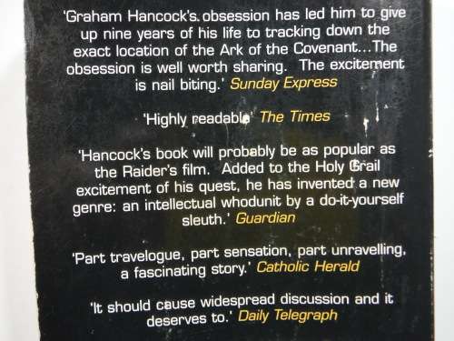 The Sign and the Seal : The Quest for the Lost Ark of the Covenant - Graham Hancock