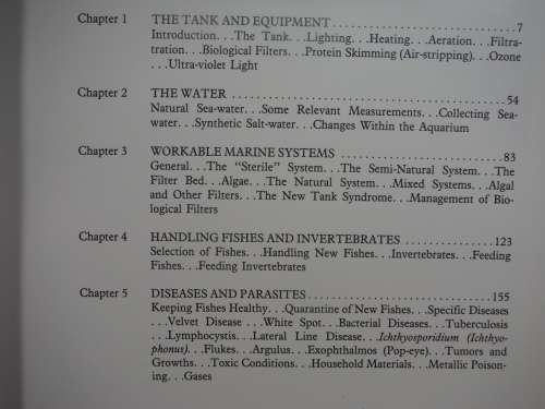 The Marine Aquarium in Theory and Practice - Dr Cliff W. Emmens - Second Edition