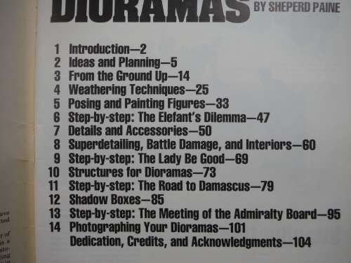 How to Build Dioramas - Sheperd Paine - 1982 Third Printing