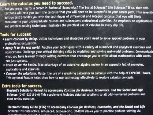 Calculus for Business, Economics, and The Social and Life Sciences - 7th Edition
