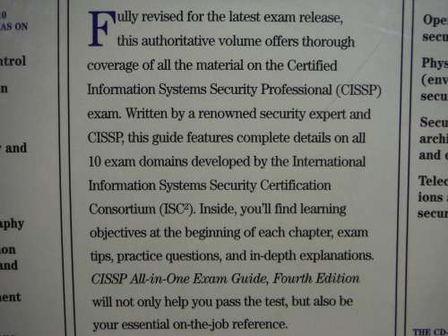 All-In-One CISSP Exam Guide - Fourth Edition - Shon Harris, CISSP, MCSE