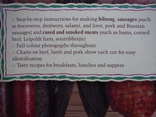 Make Your Own Biltong and Droewors - Hannelie van Tonder