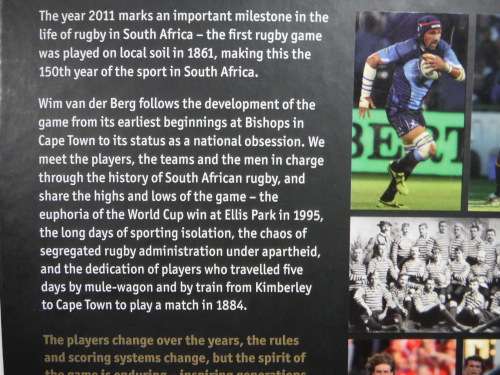 150 Years of South African Rugby - Hardcover - Wim van der Berg - Signed Copy