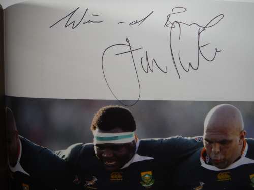 150 Years of South African Rugby - Hardcover - Wim van der Berg - Signed Copy