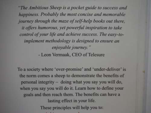 The Ambitious Sheep : Achieving What You Want Out of Life - Ann Gadd