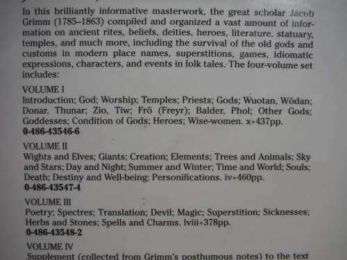 Teutonic Mythology : Volume 2 - Jacob Grimm